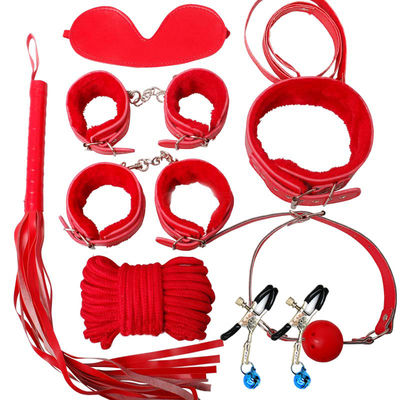 8pcs Pack Bondage Restraint Kit Toy Starter Romantic Night Valentine