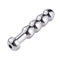 Stainless Steel Small Penis Hole Plug Short Sounding Urethral Plug For Beginner BDSM Pain Play